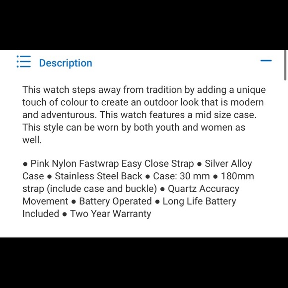 Kids Discovery Pink Watch - NIB - Picture 4 of 4